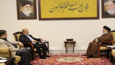 Nasrallah holds talks with senior Hamas officials amid Israeli war in Gaza