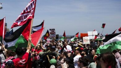 Pro-Palestine protesters gather at major Australian port
