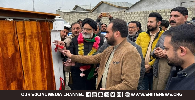 Agha Ali Rizvi inaugurates projects in Skardu