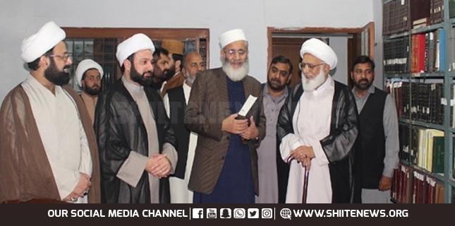 Amir Jamaat-e-Islami visits Idara Minhaj ul Hussain (AS)