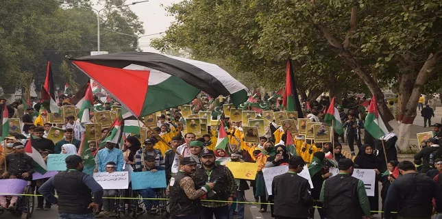 Massive “Himayat e Palestine” rally held in Lahore