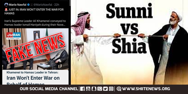 Israeli-funded Pakistani, Arabic media active for Shia-Sunni division