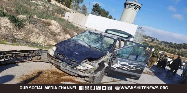 5 Zionist Soldiers Wounded, One Seriously, in Occupied West Bank Car-ramming Attack