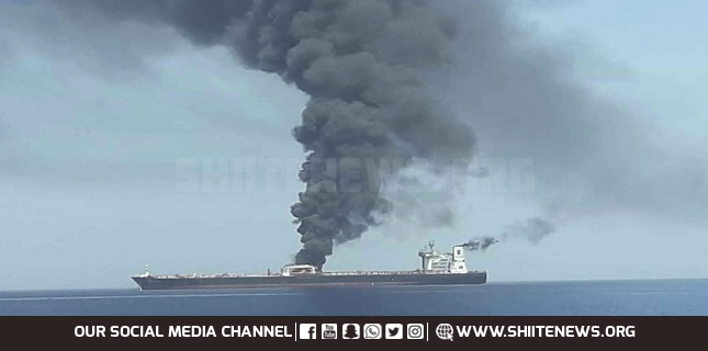 Israel-affiliated merchant vessel hit by drone Arabian Sea