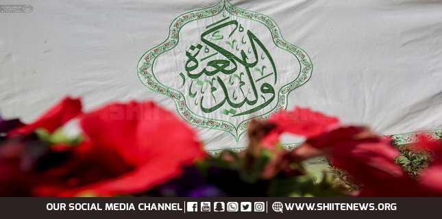Najaf Holy Shrine decorated with flowers ahead of Imam Ali (AS) birth anniversary