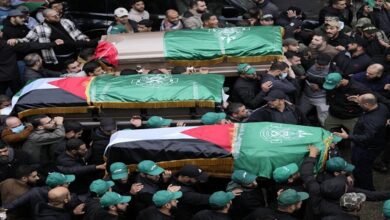 Thousands attend funeral for Hamas deputy leader in Beirut