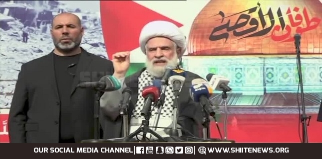 Sheikh Naim Qassem: Resistance axis resolved to liberate Palestine no matter the cost