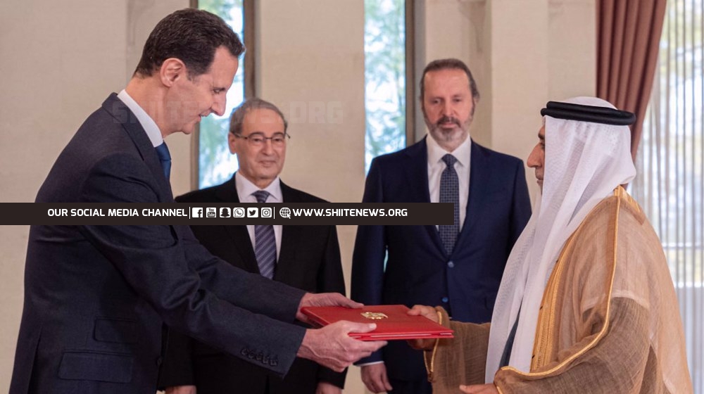Syrian president receives UAE’s 1st envoy to Damascus after 13 years