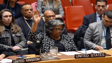 Israel’s war on Gaza US condemned for veto of UN ceasefire resolution