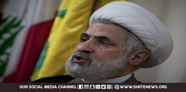No option but armed resistance to fight off Israeli aggression Sheikh Naim Qassem