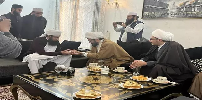 Sheikh Ali Najafi meets Maulana Tariq Jameel