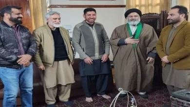 Opposition leader GB Assembly meets MWM MNA Engr Hameed Hussain