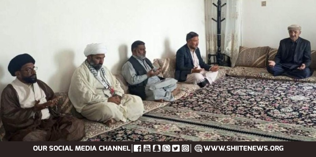 Quetta, Allama Domki condoles to the family of Haji Ramzan Hazara
