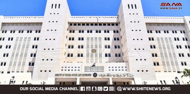 Syria condemns Israeli terrorist aggression on Aleppo countryside