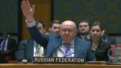 Russia, China veto US resolution on Gaza