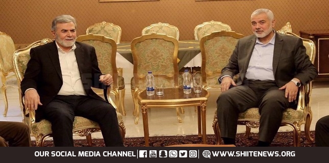 Haniyeh meets with Islamic Jihad delegation in Tehran