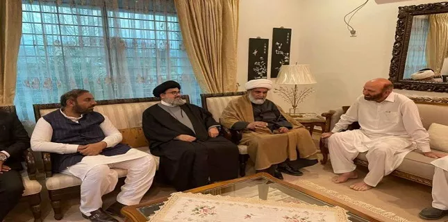 MWM delegation led by Allama Nasir Abbas meet with IG (retd) Syed Irshad Hussain