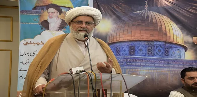 People should stand up for the oppressed on Al-Quds Day, Allama Raja Nasir