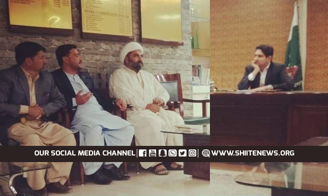 Allama Domki meets with DC Quetta