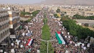 Millions of Yemenis march in support of Palestinians