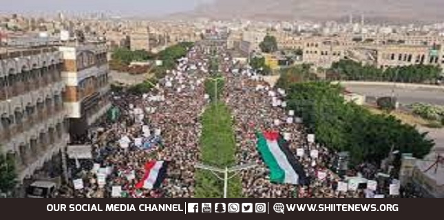 Millions of Yemenis march in support of Palestinians