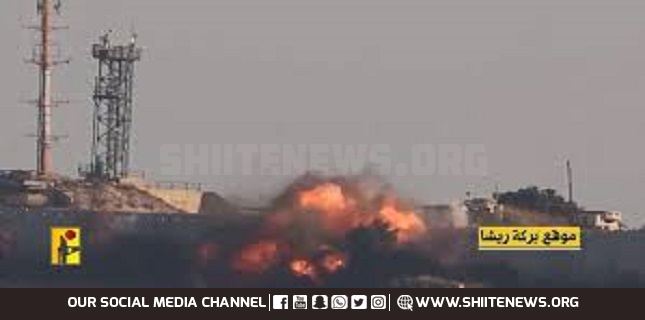 Video Shows Islamic Resistance Attack on Ruwaisat Al-Qarn Occupation Site