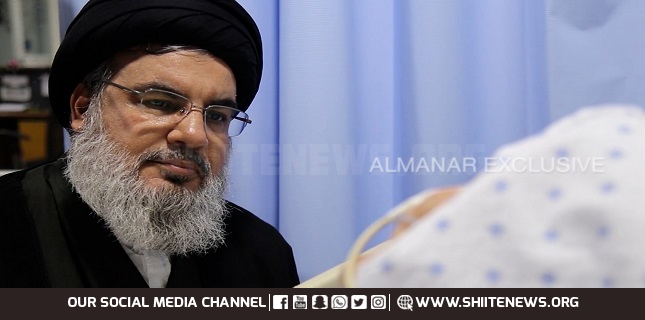 Exclusive: Sayyed Nasrallah Visiting His Virtuous Mother in Hospital
