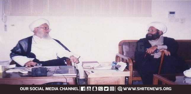 Ayatollah Hafiz Syed Riaz Hussain Najafi meets Allama Arif Hussain Wahidi