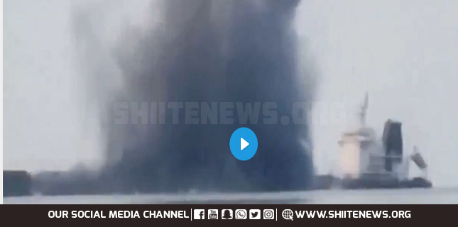 Yemen releases video of sinking ship during anti-Israeli operation