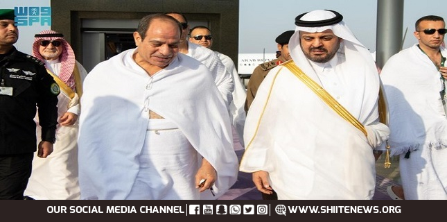 Egypt’s president arrives in Jeddah to perform Hajj