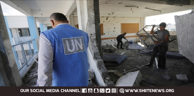 Israeli warplanes target another UNRWA school, cause casualties
