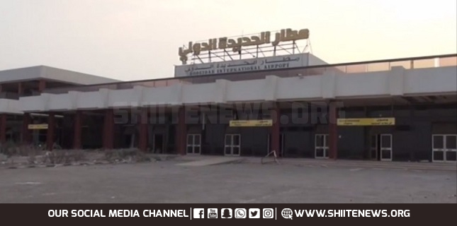 US-UK aggression aircraft launches three raids on Hodeida airport