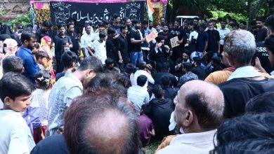 A mourning gathering on Arbaeen of Karbala martyrs on 16th Safar 1446 in Lucknow, India