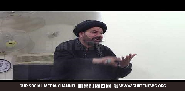 Allama Ali Akbar Kazmi meets former District President Sargodha