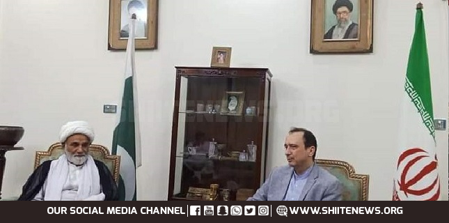 Allama Ramzan Tauqeer meets Iranian Consul General