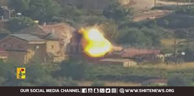 Islamic Resistance Missiles Chase Israeli Occupation Soldiers near Lebanon Border