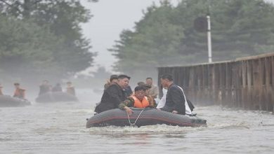 North Korean leader accuses South of smear campaign over flood damage