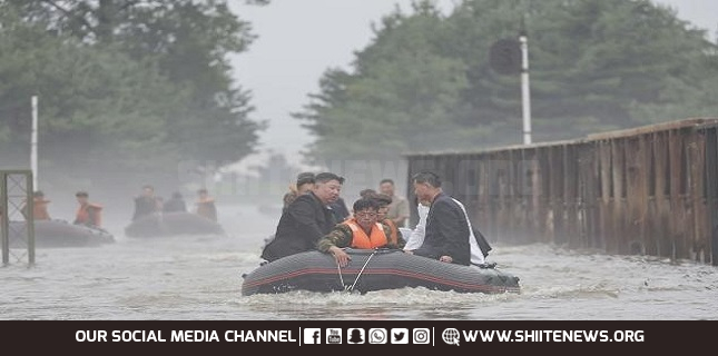 North Korean leader accuses South of smear campaign over flood damage
