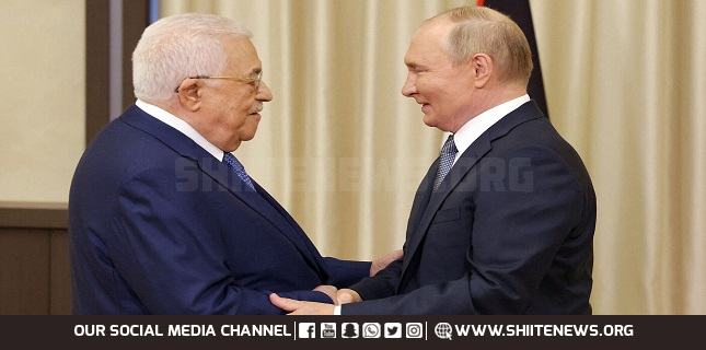 Putin tells Mahmoud Abbas Russia ‘doing everything to support Palestine’