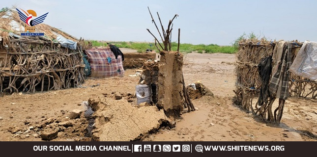 SCMCHA briefed on flood damage in camps for displaced people in Hajjah