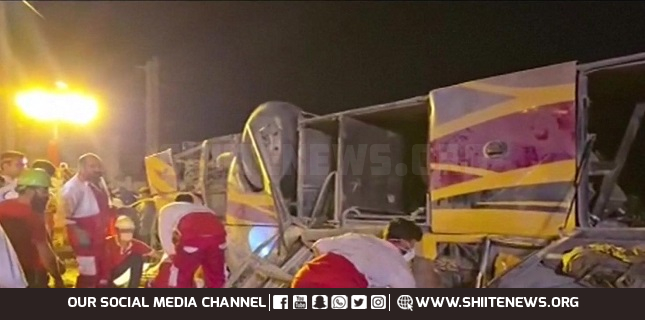 Three Pakistani pilgrims killed, 48 injured in bus crash in southern Iran