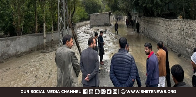 Parliamentary Leader MWM GB Kazim Maisam visits flood affected areas