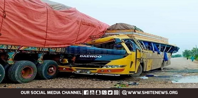 DI Khan: 2 pilgrims martyred 17 injured in a bus accident