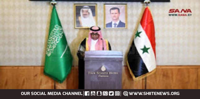 Embassy of Saudi Arabia in Damascus resumes its works