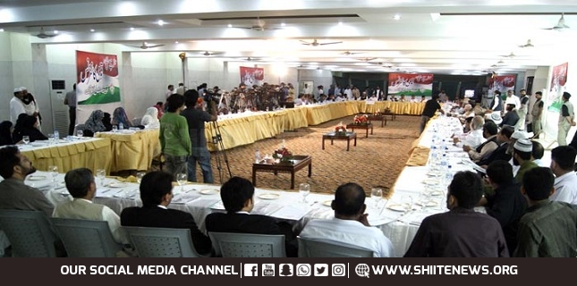 Allama Ahmad Iqbal addresses Mustafa Day of Imamiya Students Organization Pakistan in Punjab University