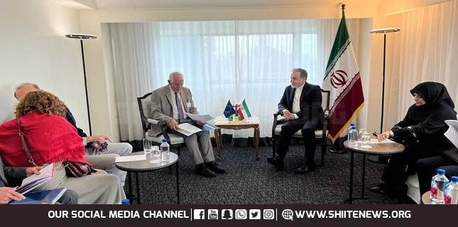 Iran FM meets top EU, UK diplomats in New York