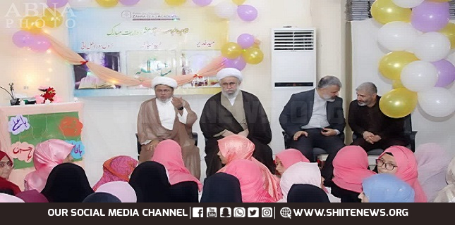 Allama Karam Haideri visits Zahra Academy Karachi