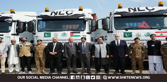 Pakistan dispatches 14th consignment of aid to Gaza and Lebanon