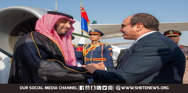 Saudi crown prince arrives in Egypt to meet President Sisi