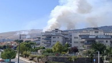 Watch Hezbollah Missile Attack on Al-Karyot Residential Complex in Northern Haifa